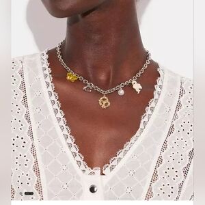 Coach bumblebee necklace